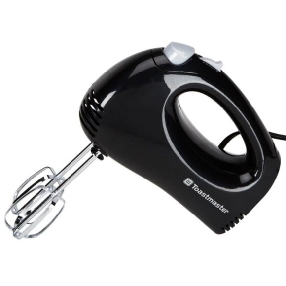 Toastmaster Other - Toastmaster 5 Speed Hand Mixer Black w/ Easy Grip Handle NIB
